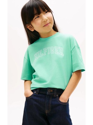 Tommy Hilfiger Kız Çocuk Tişört KG0KG09523