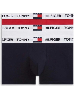 Tommy Hilfiger Erkek 3'lü Boxer UM0UM038350WH