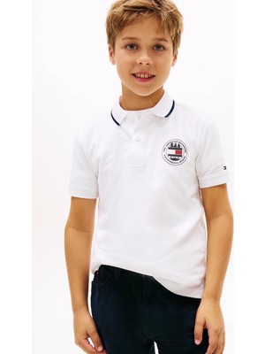 Tommy Hilfiger Erkek Çocuk Tişört KB0KB10043