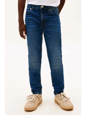 Tommy Hilfiger Erkek Çocuk Kot Pantolon KB0KB10040