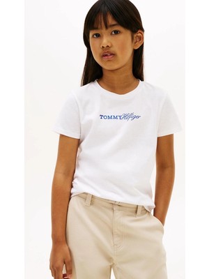 Tommy Hilfiger Kız Çocuk Tişört KG0KG09123