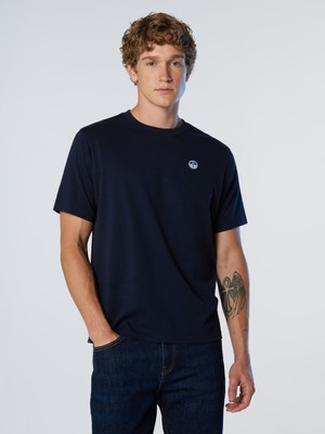 North Sails Regular Fit Kısa Kollu %100 Pamuk Basic Bisiklet Yaka Erkek Tişört