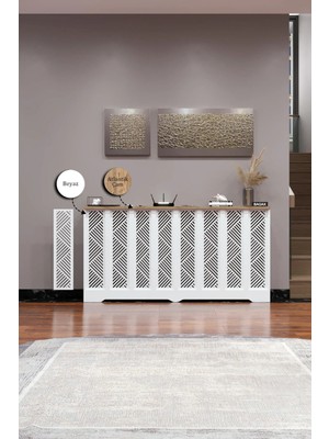 Bagax Estetik ve Şık Petek Gizleme Ön Panel Mdf Tasarım Dresuar Iç Ölçü 156 cm Dış Ölçü 160 cm