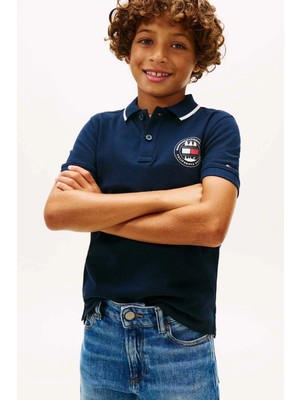 Tommy Hilfiger Erkek Çocuk Tişört KB0KB10043