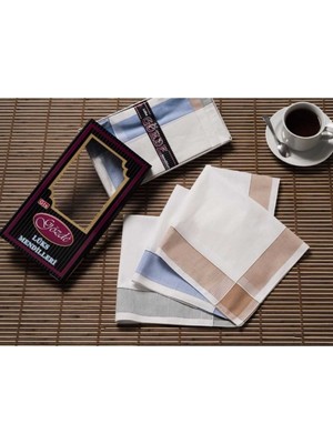 Gees Global 12 Li El Cep Kumaş Mendil 42X42 cm Pamuklu GM02
