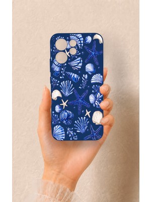 Vip Case Oppo Reno 15F Uyumlu Deniz Kabuğu Desenli Silikon Kılıf