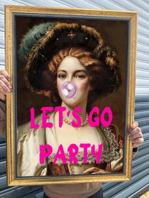 Musnig Dekoratif Sanatsal Çerçeveli Tablo Letsgoparty
