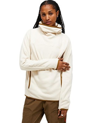 Peak Performance W Treelıne Fleece Hood Kadın Günlük Sweatshirt G79918020T Siyah