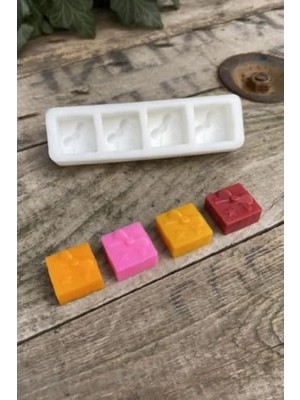 Aesco Mini Dörtlü Silikon Mum Kalıbı Seti
