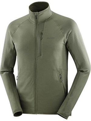 Salomon Sntıal Lıghtwarm Fz M Erkek Outdoor Polar Ceket LC3052000 Yeşil