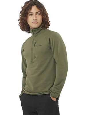 Salomon Essentıal Lıghtwarm Erkek Outdoor Polar Ceket LC2444500 Yeşil