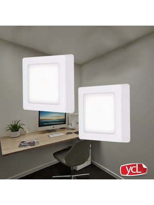 Ycl Yücel Asm 2006 6 Watt Sıva Üstü Kare Panel Günışığı