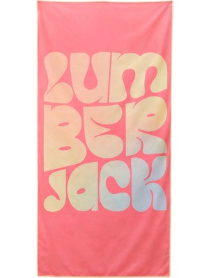 Lumberjack Plaj Havlusu Unisex Pembe Sm Mfıber