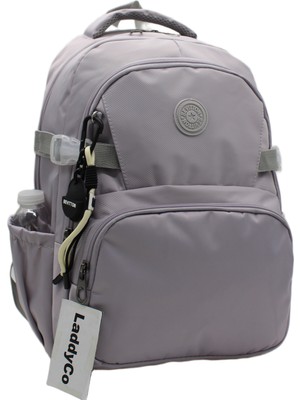 LaddyCo Modern Günlük Okul Sırt Çantası Suya Dayanıklı Unisex Okul Çantası 34500 Lavanta