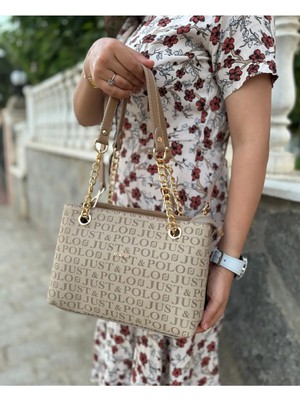 Just Polo Kadın Kum El ve Omuz Çantası
