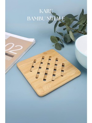 Trend Kapında Bambu Nihale Kare 16,5 cm
