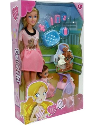 Trend Kapında WG-115164 Kutulu 29 cm Anne Kız Pet Shopta