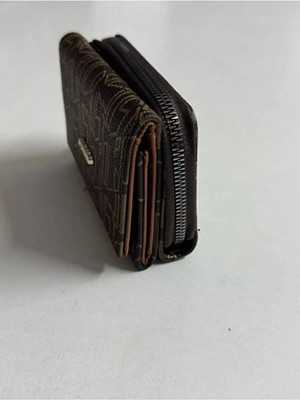 Just Polo Kadın 6 Kart 1 Kimlik Bölmeli Çıtçıt ve Furmuarlı Şık Cüzdan Shopper