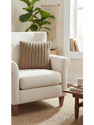 Jüt Home Jüt Hasır Dekoratif Kırlent / Yastık