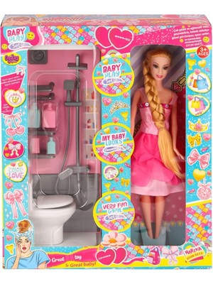 Trend Kapında OYD-02387 Bebek ve Banyo Oyun Seti - Oyuncak