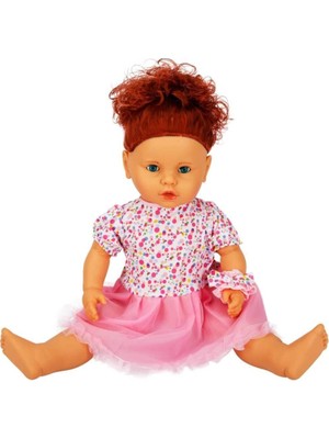 Trend Kapında 1060011 Lila Sesli Saçlı Et Bebek 60 cm