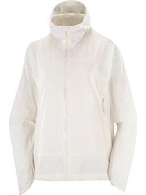 Salomon Outwınd Kadın Outdoor Yağmurluk LC2761900 Beyaz