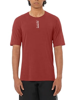 Salomon Ultra Ss Tee M Erkek Koşu Tişörtü LC2789700 Kırmızı