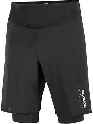 Salomon S/lab Salomon Ultra 2ın1 Erkek Koşu Şortu LC2779400 Siyah