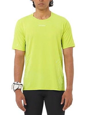 Salomon Sense Aera Ss Tee Gfx Erkek Koşu Tişörtü LC2751000 Renkli