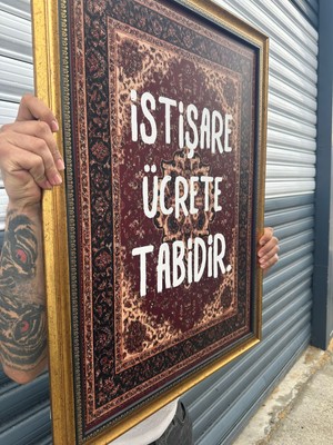 Musnig Dekoratif Sanatsal Çerçeveli Tablo Istişare