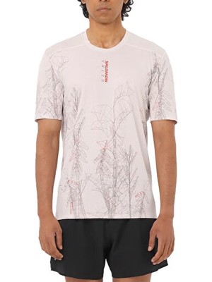 Salomon S/lab Salomon Ultra Prınt Erkek Günlük Tişört LC2834500 Pembe