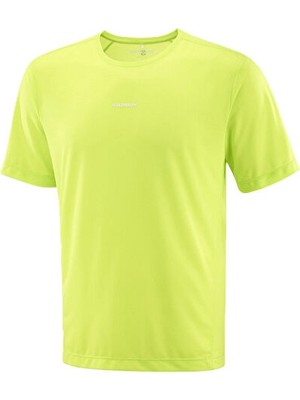 Salomon Shakeout Core Ss Tee Erkek Koşu Tişörtü LC2778800 Yeşil