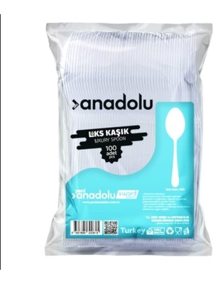 Sword Pack Lüks Plastik Kaşık 100'LÜ - Düğün, Davet ve Parti Tipi Sert Kaşık