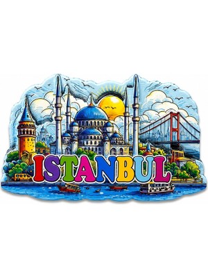 Trend Kapında Istanbul Temalı Silikon Buzdolapı Süsü Magnet ALK5374