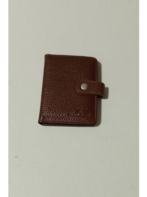 Daniel Klein Hakiki Deri Çıtçıtlı Kartlık