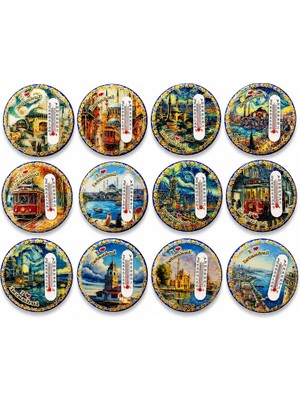 Trend Kapında Istanbul Temalı Buzdolapı Süsü Magnet ALK5405