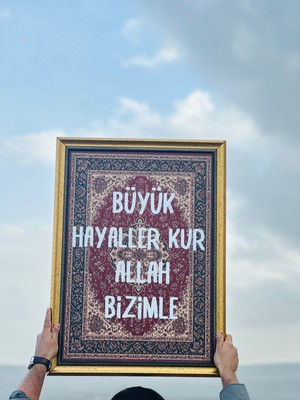 Musnig Dekoratif Sanatsal Çerçeveli Tablo  Bizimlrghg