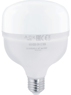 Ack LED T135 Ampul 6500K Gün Işığı 220V 50W E27