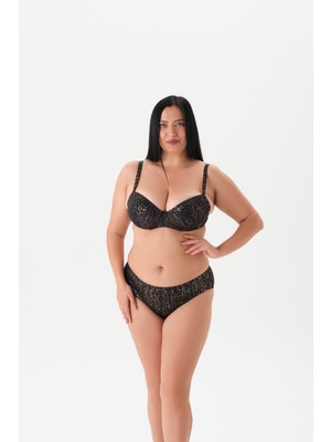 Eros 4089BK Kaplı Balenli Bikini Tk.