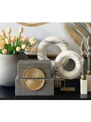 Miarik Design 2 Li Deri Kutu Aksesuarli 8X16 10X20 cm