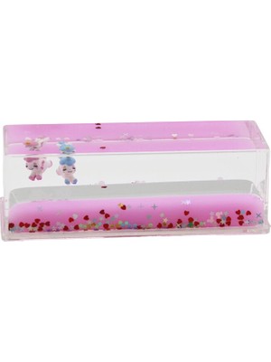 Trend Kapında Pembe Su Hayvan - Yıldız D.gen Mika Yüzen Batmayan Dekoratif Biblo AKVARYUM4.7X13.6X4.5CM