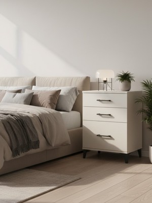 Arges Komodin 4 Çekmeceli 60X30X96 Aytaşı-Aytaşı