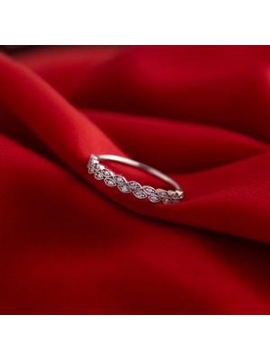 GIBYJEWEL Gıbyjewel Çoklu Göz 925 Ayar Minimal Gümüş Yüzük