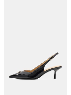 Guess Yannicke Kadın Siyah Babet FLTYNNPAF05-BLACK