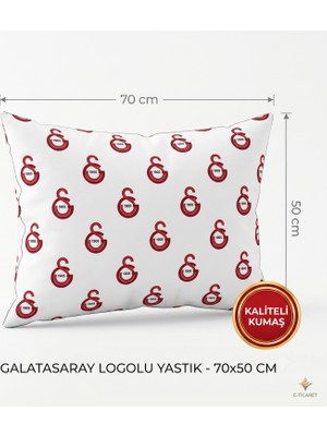 Taç Taraftar Galatasaray Lisanslı Yastık Kılıfı 2 Adet