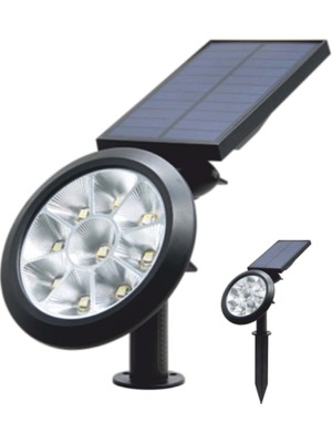Cata Ct 7321 Mila Solar Kazıklı Güneş Enerjili Bahçe Armatürü 18W Rgb