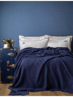 Apricitas Home Yelken Indigo Tek Kişilik Exclusive Pike Takımı