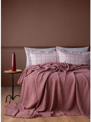 Apricitas Home Miles Pembe Çift Kişilik Summer Vibes Pike Takımı