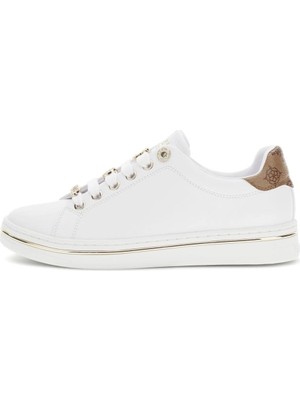Guess Stasey4 Kadın Beyaz Sneaker FLTSTSELE12-WHITE