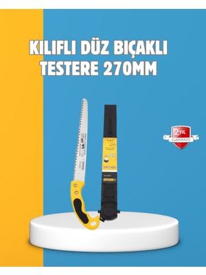 Düz Bıçaklı Budama Testeresi Kılıflı Güvenli Tasarım